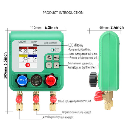 Digital HVAC Pressure Gauge Repair Tool
