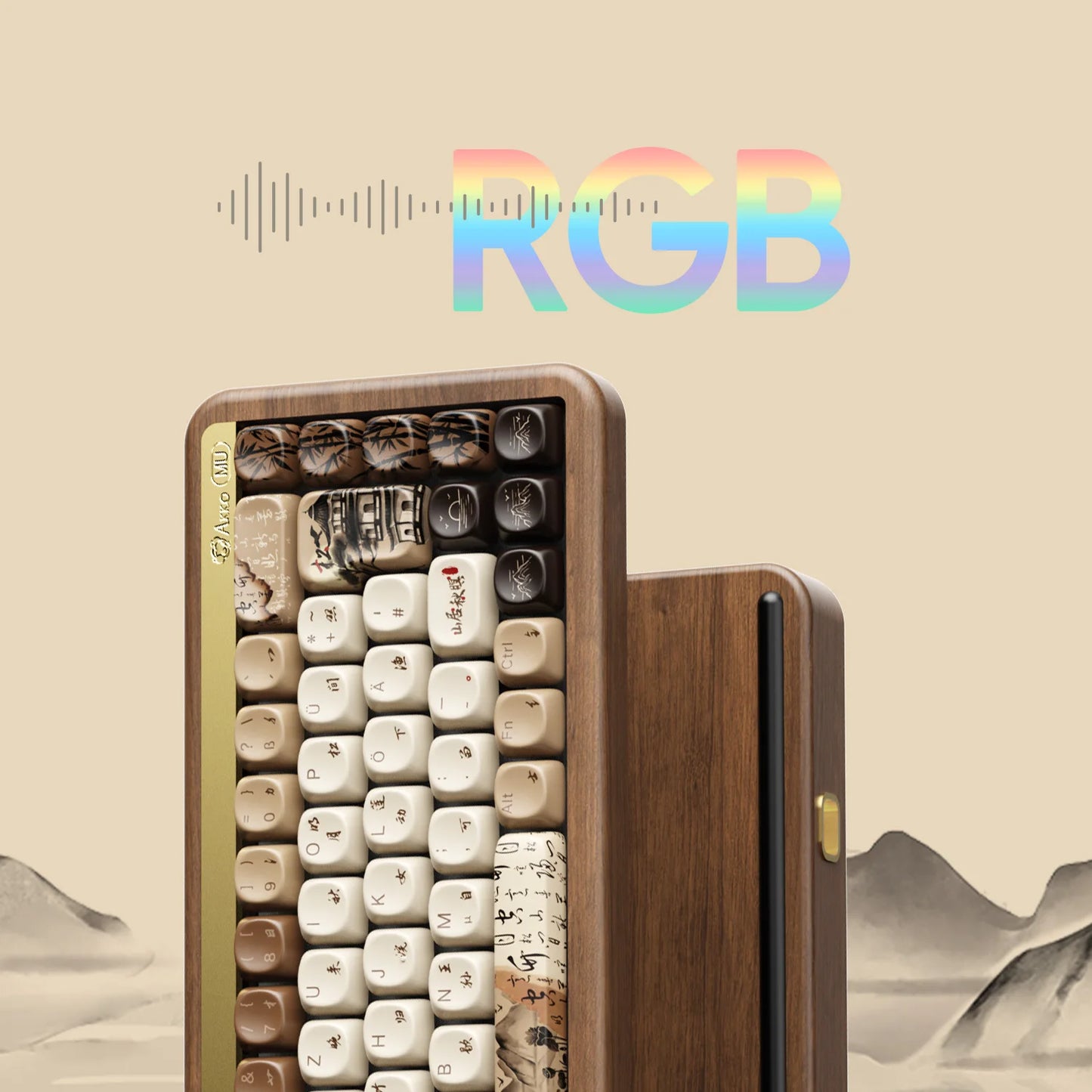 ISO-UK/DE Wireless RGB Mechanical Gaming Keyboard