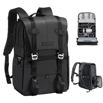 Portable Camera Bag with Adjustable Compartments for Travel Gear