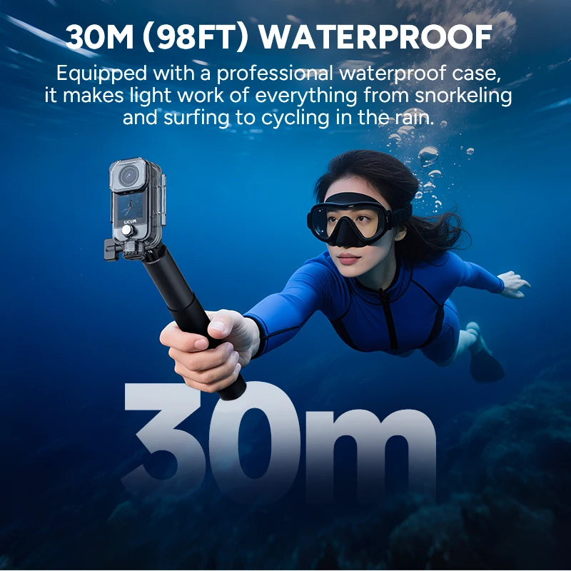 4K 30fps Flip Touch Screen Action Camera Long Battery