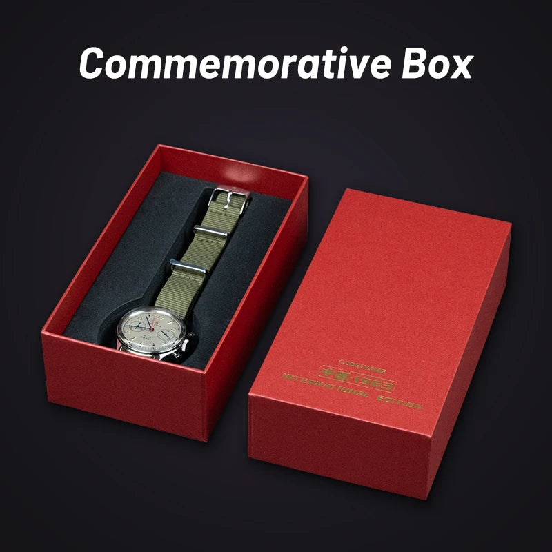 Retro Mechanical Aviation Watch 1963 Canvas Edition