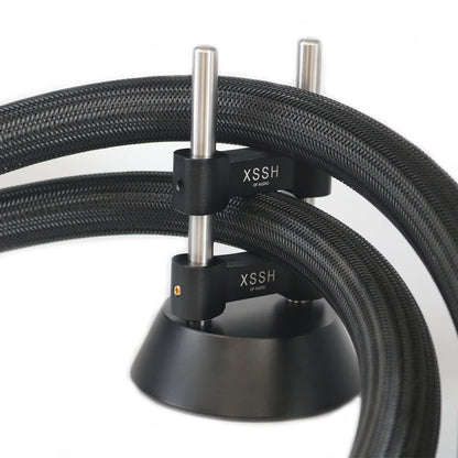 Heavy Duty Audio Cable Rack Stand Size 3 Black 2pcs