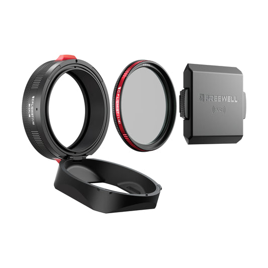 Black Lens Hood with CPL and Black Mist Filter