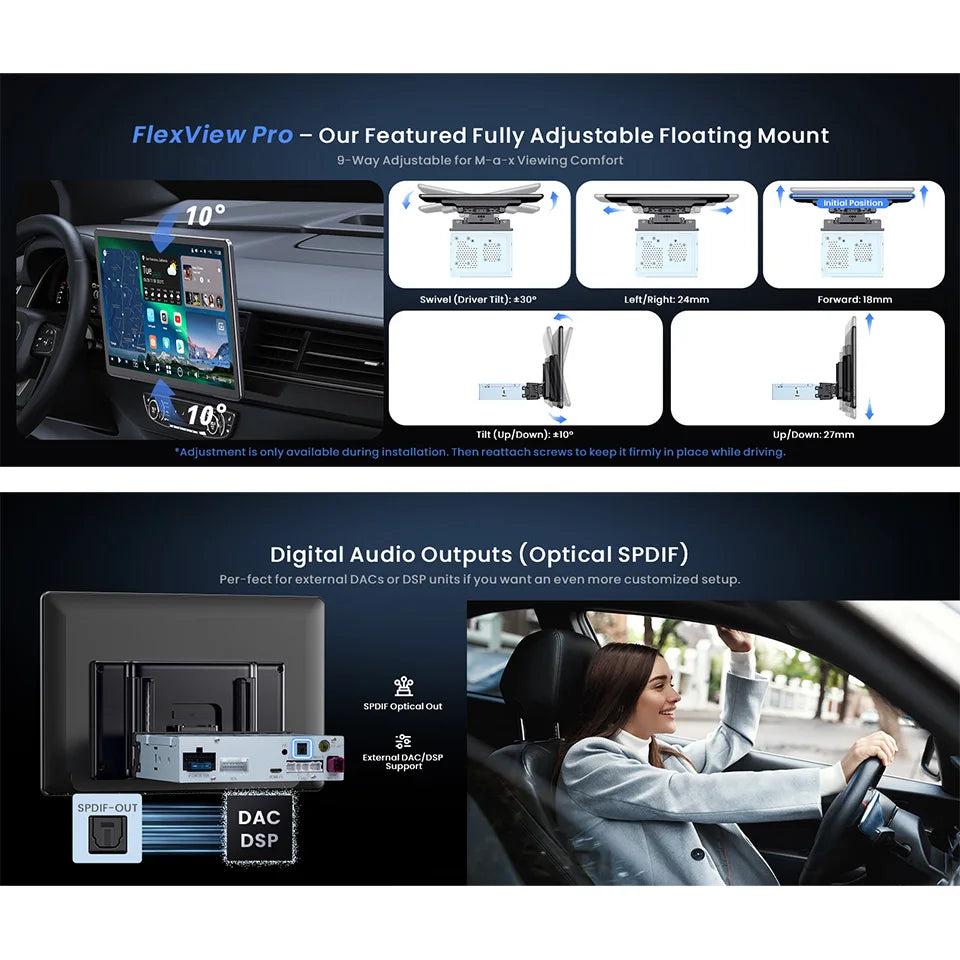 14.1 Smart Android Car Stereo 1DIN Bluetooth GPS