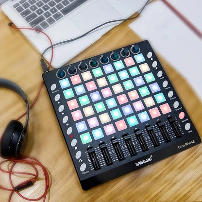 PAD48 RGB Drum Pad Controller with Multi Touch and MIDI