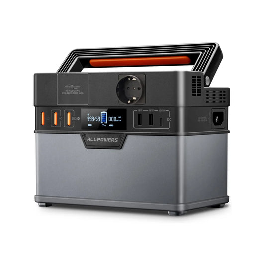 300W Portable Power Station with AC and USB Outputs