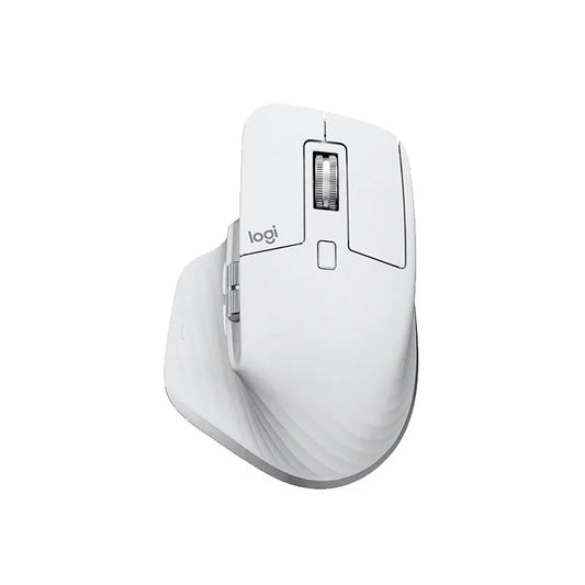 Portable Silent Wireless Mouse with Smart Speed Scroll White