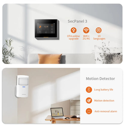 Smart Home Security Alarm System WiFi 4G