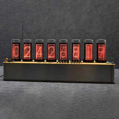 Digital Nixie Tube Desk Clock with RGB LED Glow