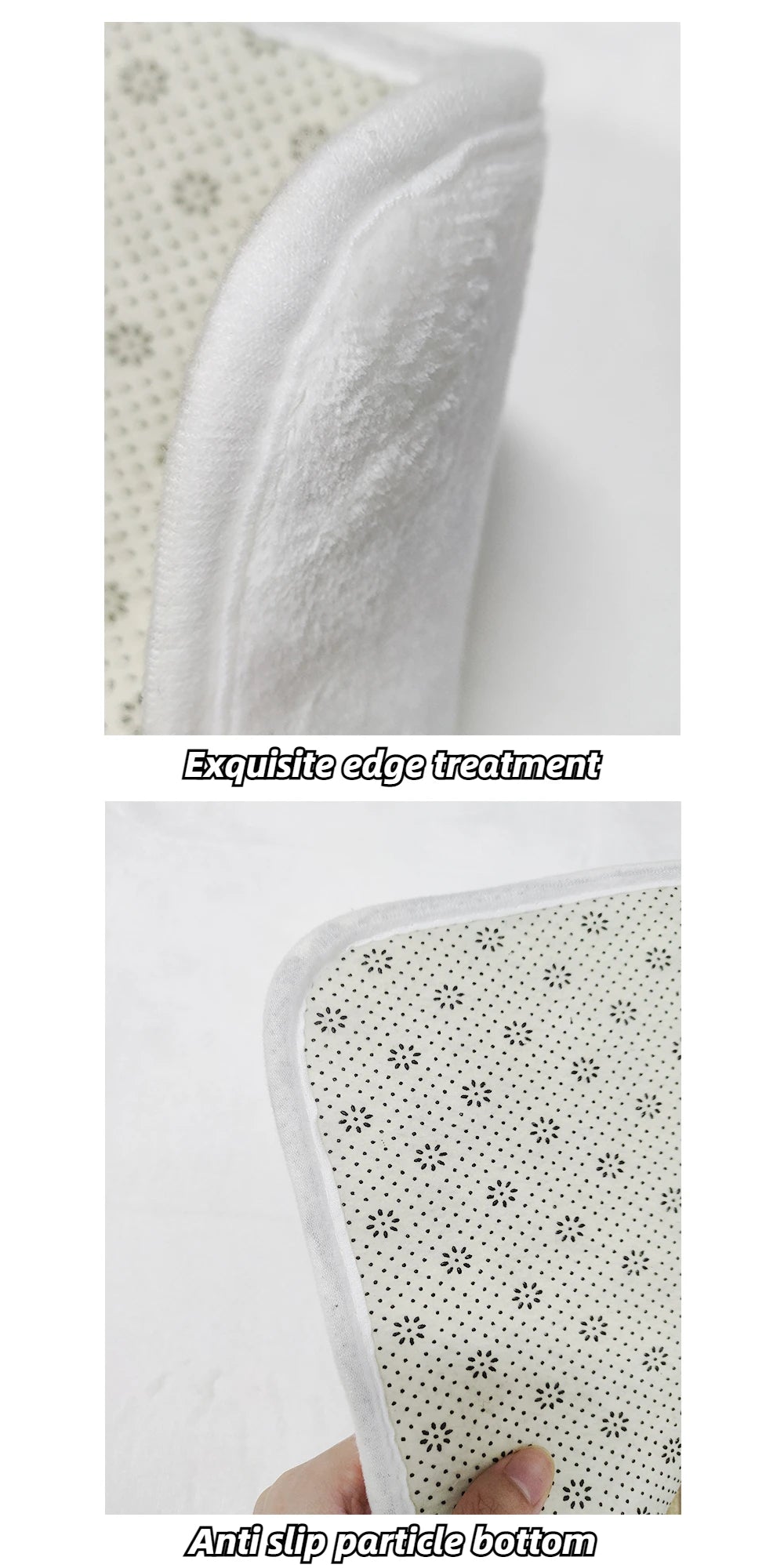 Modern Flannel Carpet 160x230cm Soft Bedroom Floor Mat