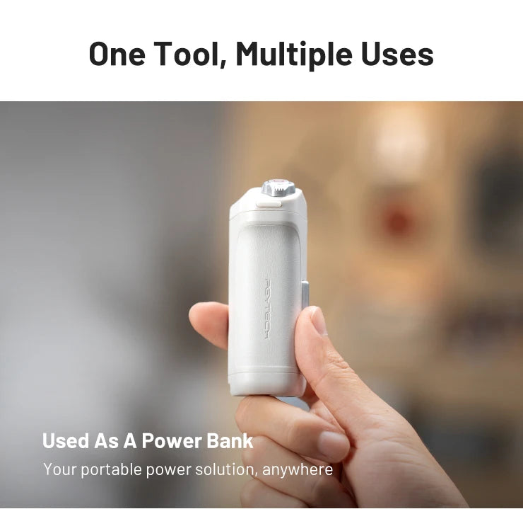 Wireless Phone Camera Grip with Fill Light & Remote