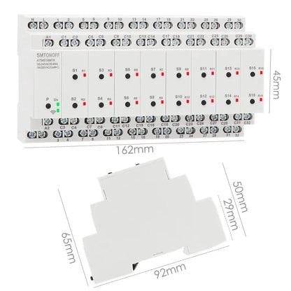 16-Gang WiFi Smart Switch with App and Voice Control