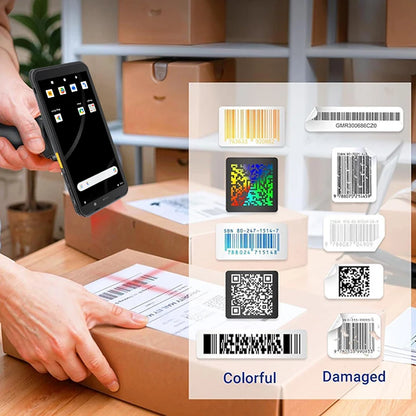 Portable Android PDA with Barcode Scanner and WiFi 4G
