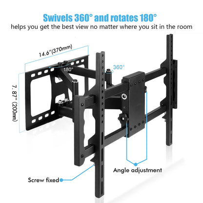 Full Motion TV Wall Mount Bracket for 32–85in Screens
