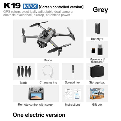 8K HD GPS Drone with 1-Battery and Screen
