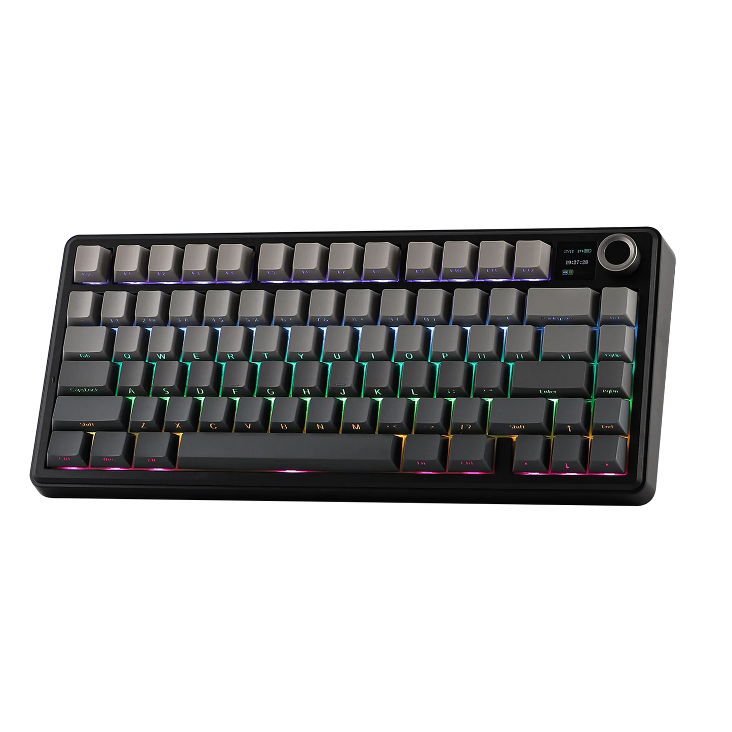 75% Wireless Mechanical Keyboard with TFT Screen and Knob