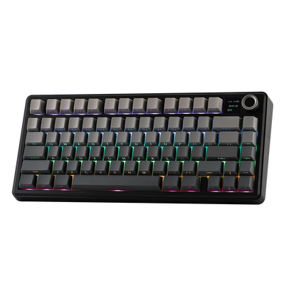 75% Wireless Mechanical Keyboard with TFT Screen and Knob