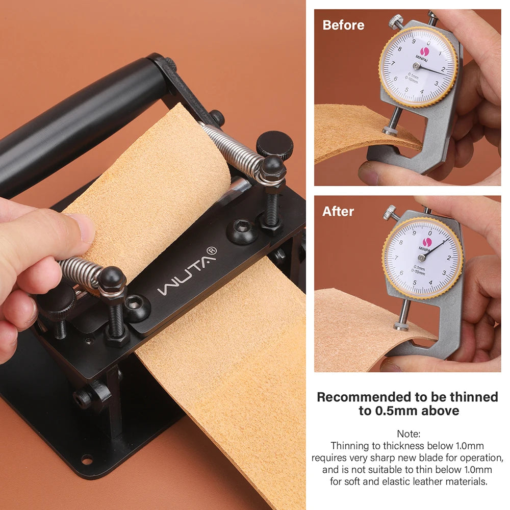 Manual Leather Skiving Machine for DIY Leatherwork