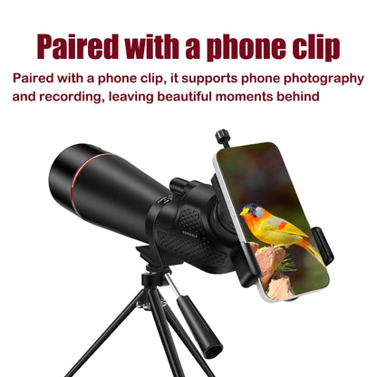 25-75x80 Telescope Spotting Scope Waterproof with Tripod