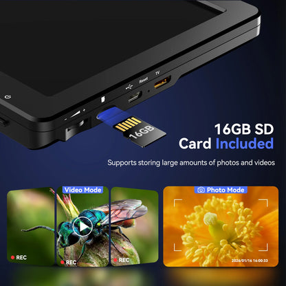 1500X Digital Microscope 10.1 Inch HD IPS 20MP