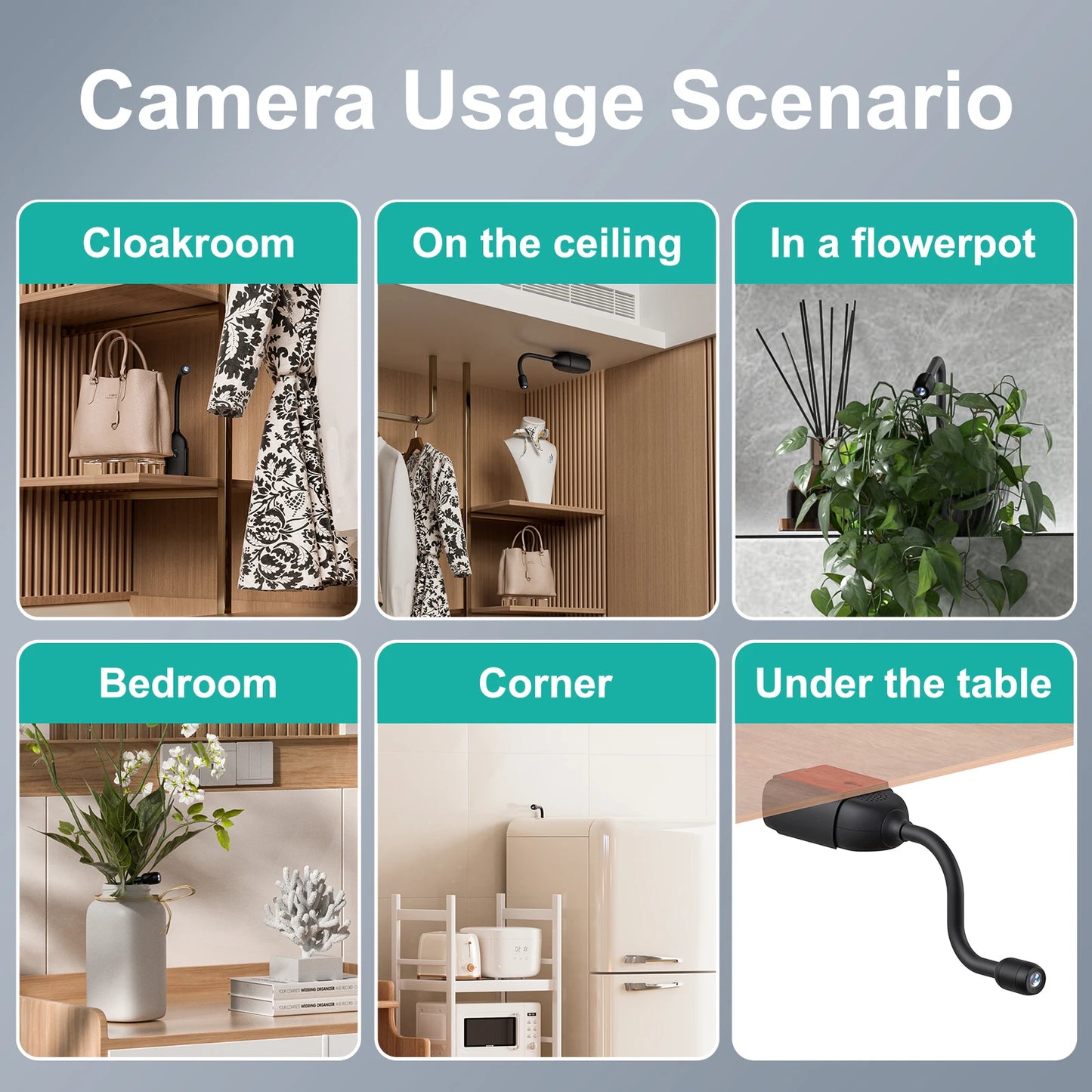 4K 360 Degree Wireless IP Camera Motion Detection 128GB