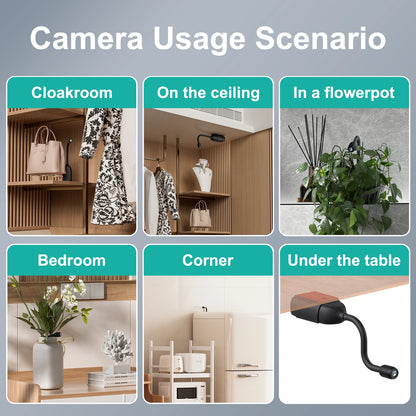 4K 360 Degree Wireless IP Camera Motion Detection 128GB