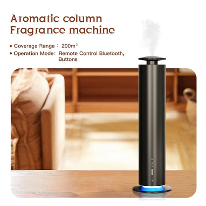 Compact Cordless Essential Oil Diffuser Black USB-C Smart