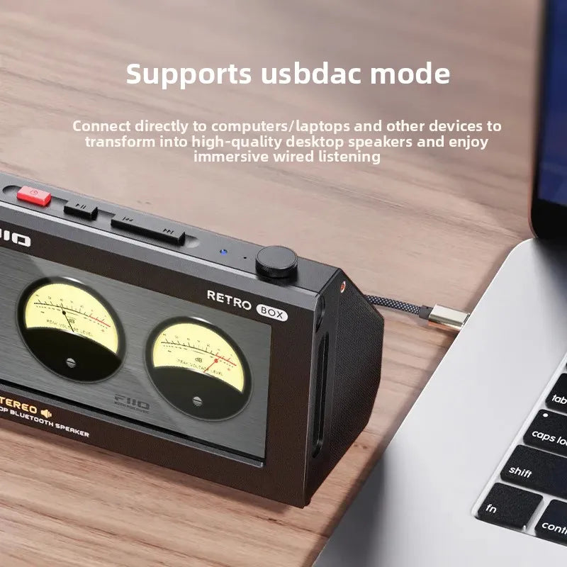 Retro Wireless Bluetooth Speaker with HiFi Lossless Audio