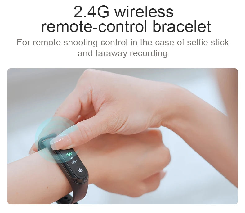 Compact 5K Travel Camera with Remote and Big Screen Display
