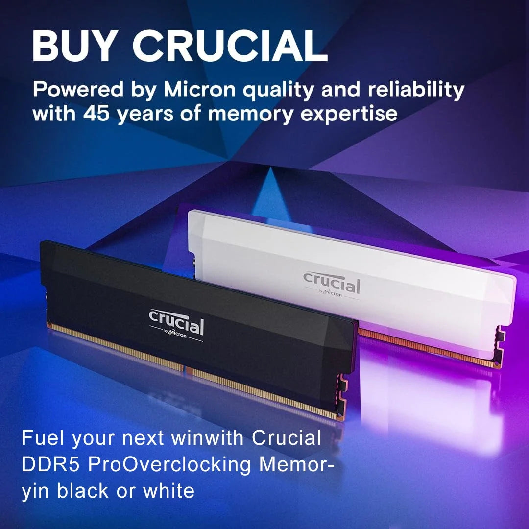32GB DDR5 RAM Kit 6000MHz for Gaming PCs
