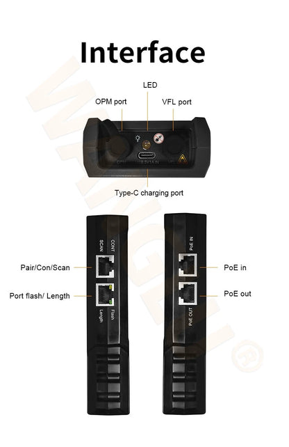 3 Inch Rechargeable Network Cable Tester Line Tracer