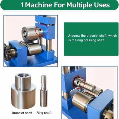 Jewelry Rolling Mill DIY Craft Tool 56mm Steel Wheel