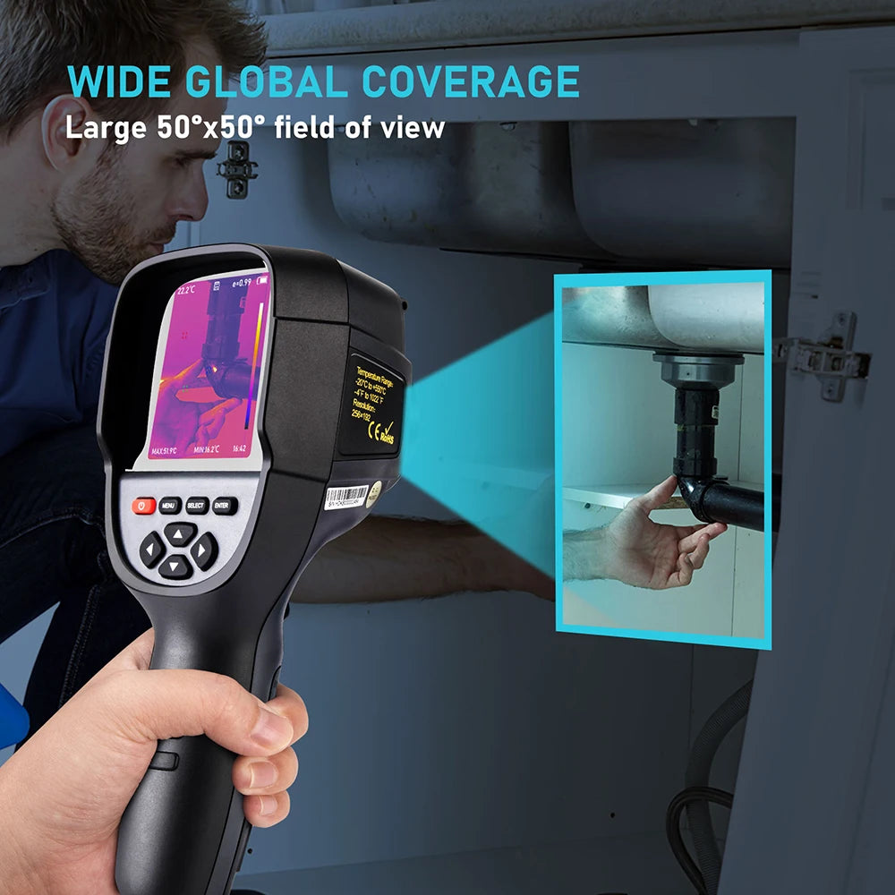 Handheld Thermal Camera 256×192 for Electrical Inspections