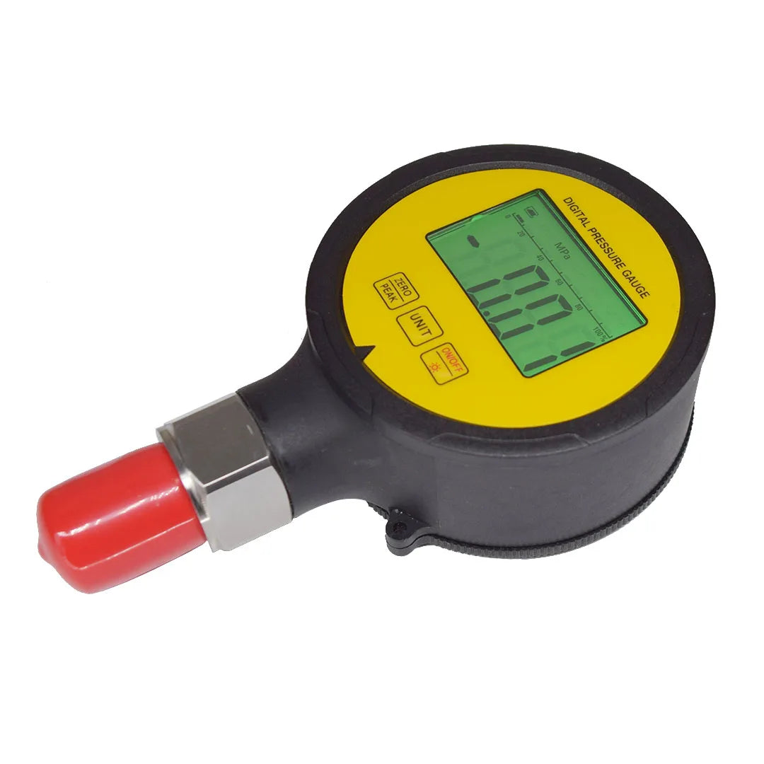 Heavy Duty Hydraulic Pressure Gauge 600 Bar Digital 2m Hose