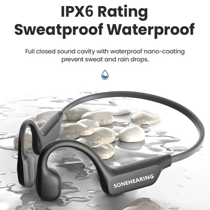 Wireless Bone Conduction Headphones for Mild Hearing Loss and Calls