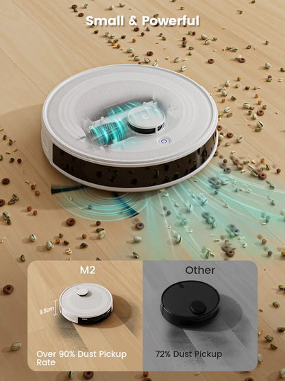 5500Pa Robot Vacuum Cleaner Laser Mapping for Carpets Pet Hair