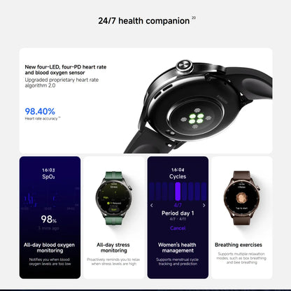 Smartwatch 1.48" AMOLED Health Monitoring 150+ Sports Modes