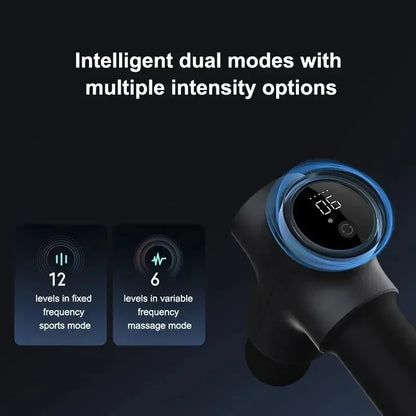 Portable Muscle Massage Gun 35kg Thrust with Smart Modes