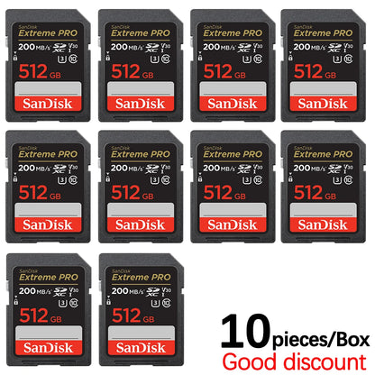 256GB 1TB High Speed SD Card 4K UHS-I V30