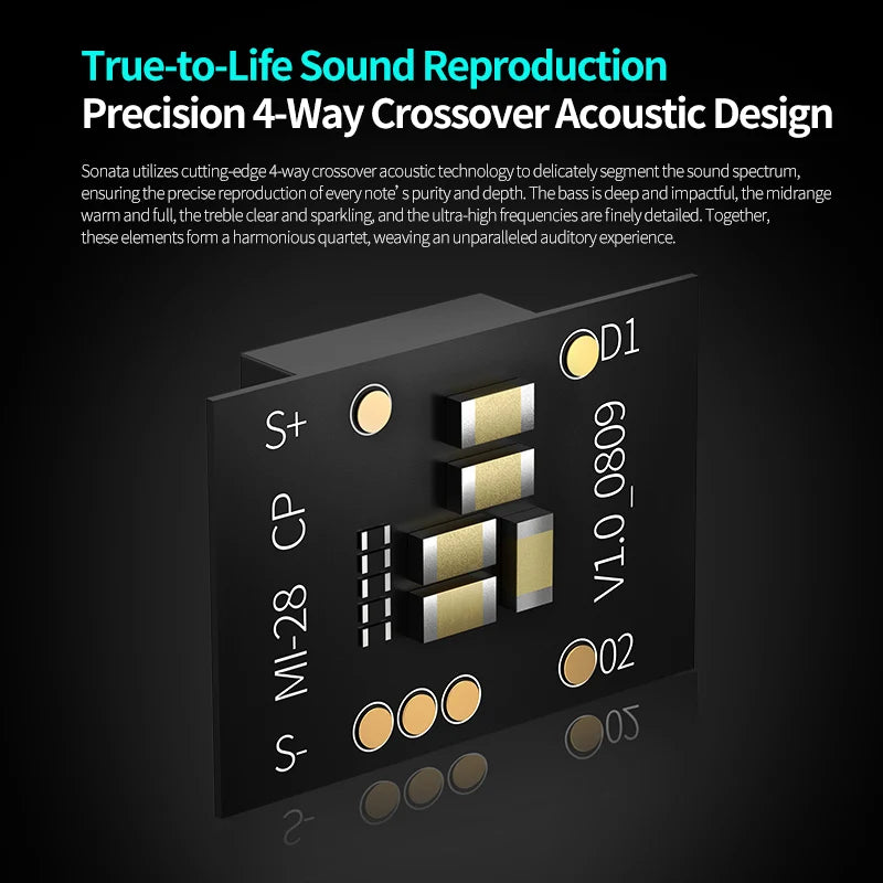 USB-C Wired Hi-Fi Headphones 28BA Balanced Sound