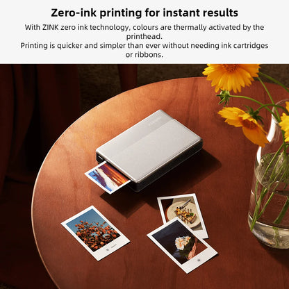 Portable Wireless Photo Printer 1S Bluetooth, ZINK Inkless