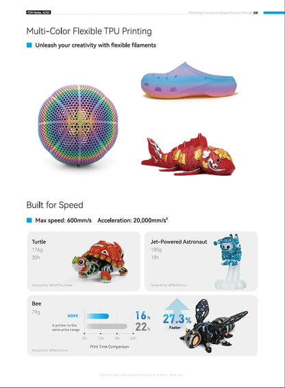 Multi-Color 3D Printer with Intelligent Filament System