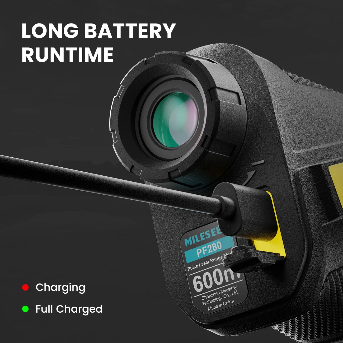 600m Golf Laser Rangefinder with Vibration Function