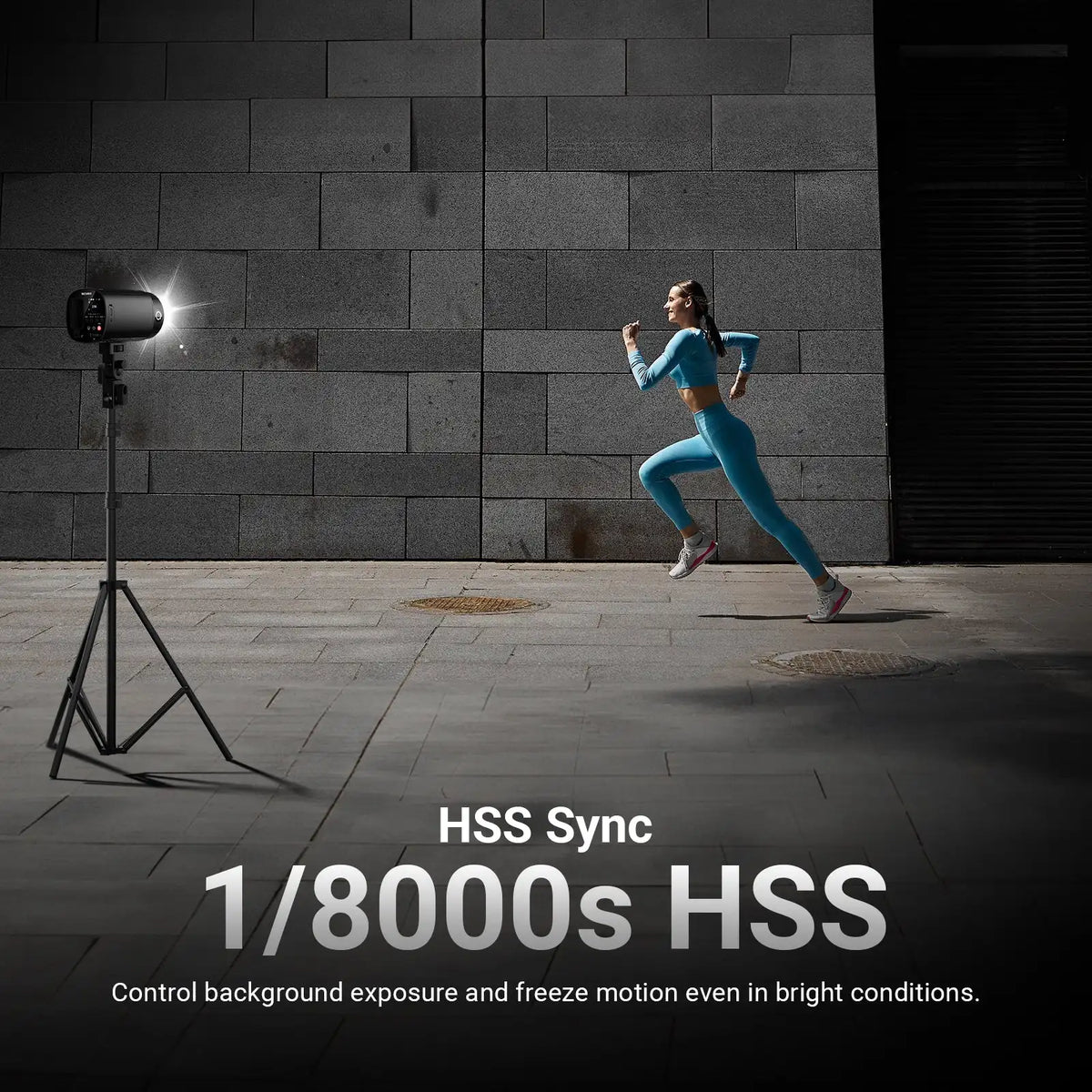 120Ws TTL Studio Flash 1/8000s HSS 2.4G Wireless