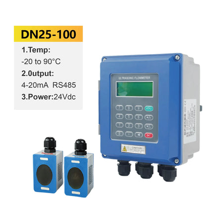 Clamp-On Ultrasonic Flow Meter S-Probe DN25–DN100