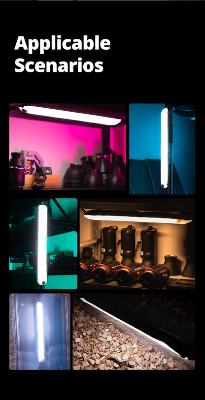 30W RGB Inflatable LED Tube Light 2000K-10000K