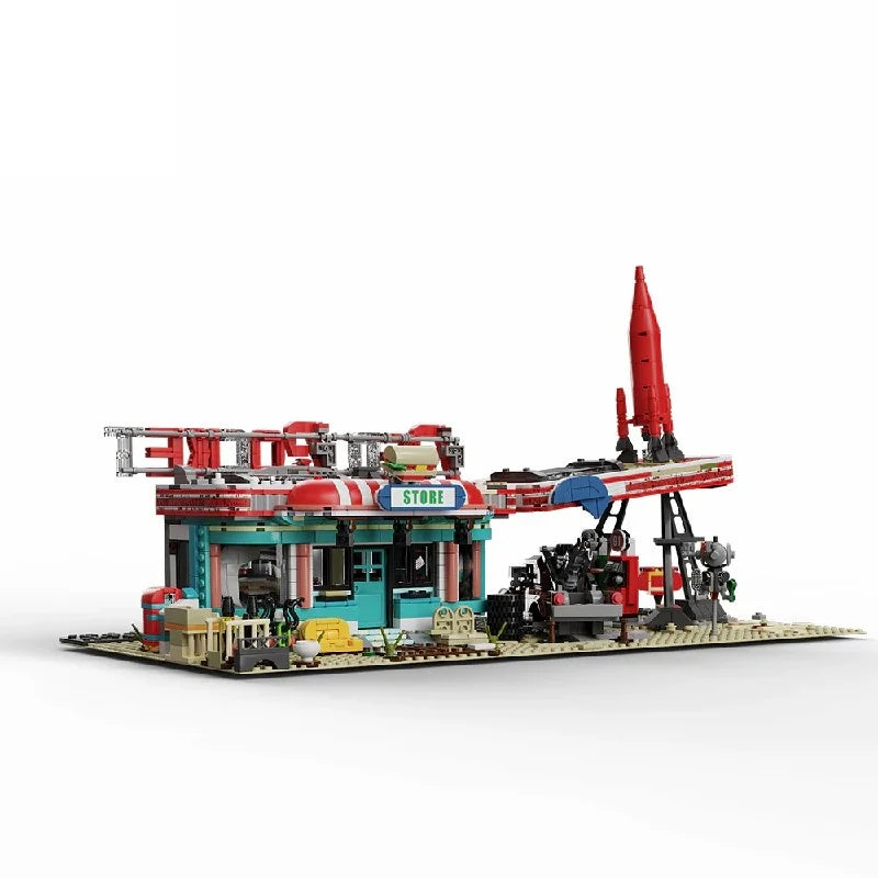 Doomsday House Modular Architecture Construction Set 2221 Pieces