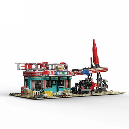 Doomsday House Modular Architecture Construction Set 2221 Pieces