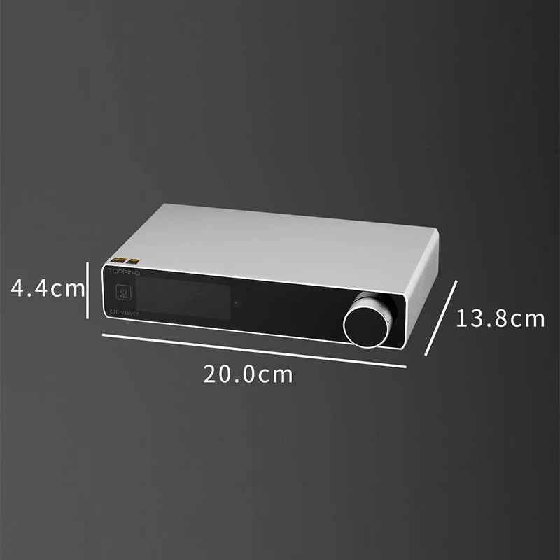 Bluetooth 5.1 Black DAC with Remote and LDAC Support