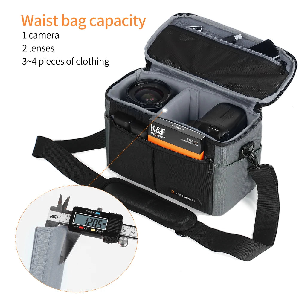 32L 2in1 Camera Backpack and Sling Bag Waterproof